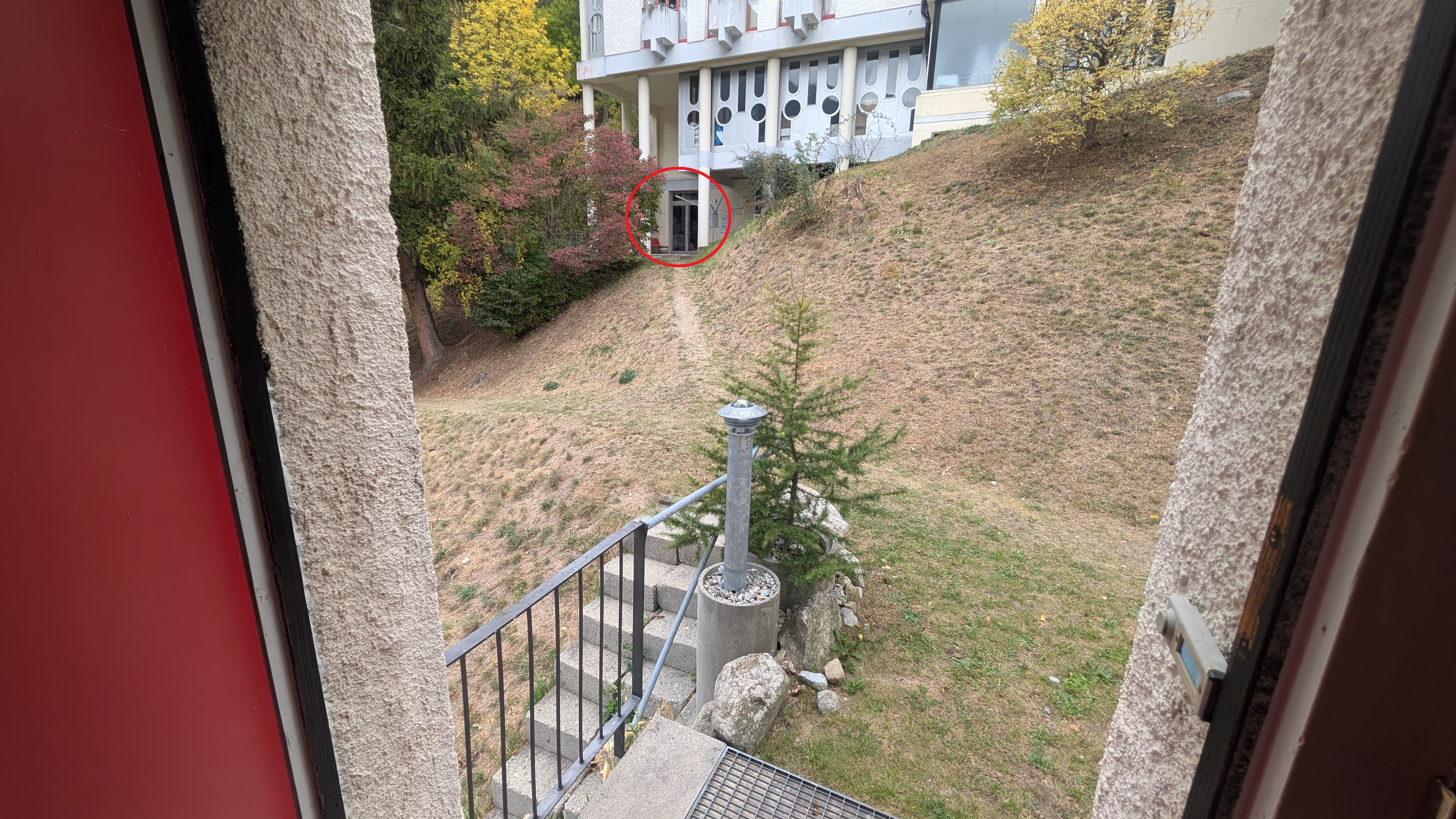 Weg zur Waschküche